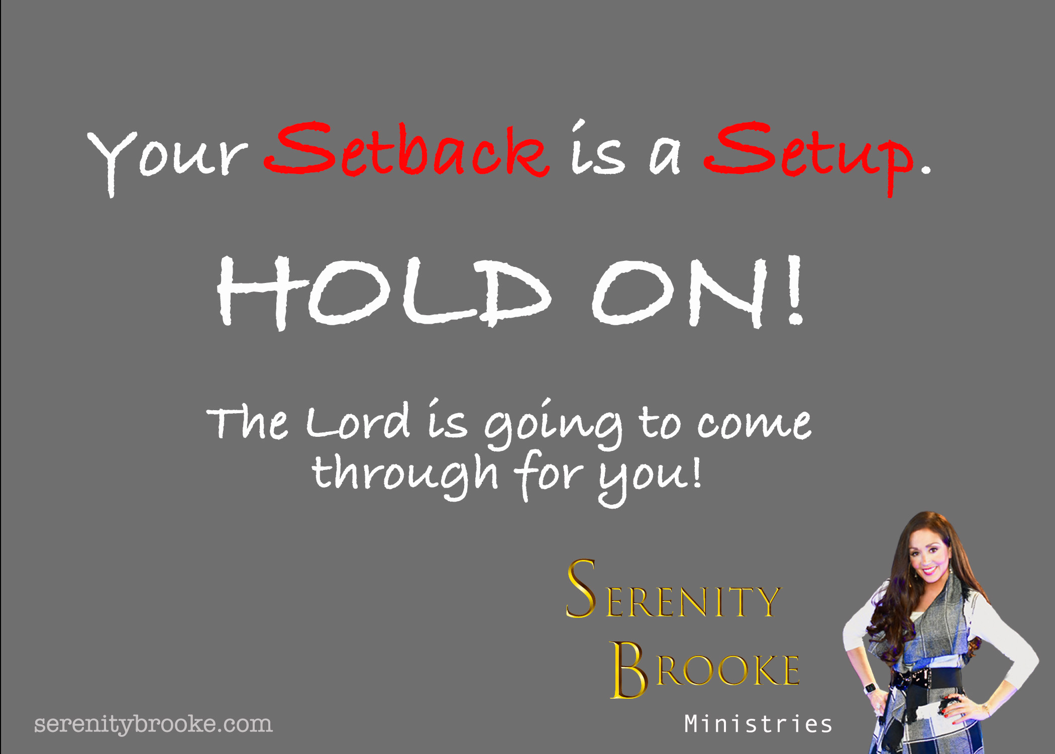 YOUR SETBACK IS A SETUP