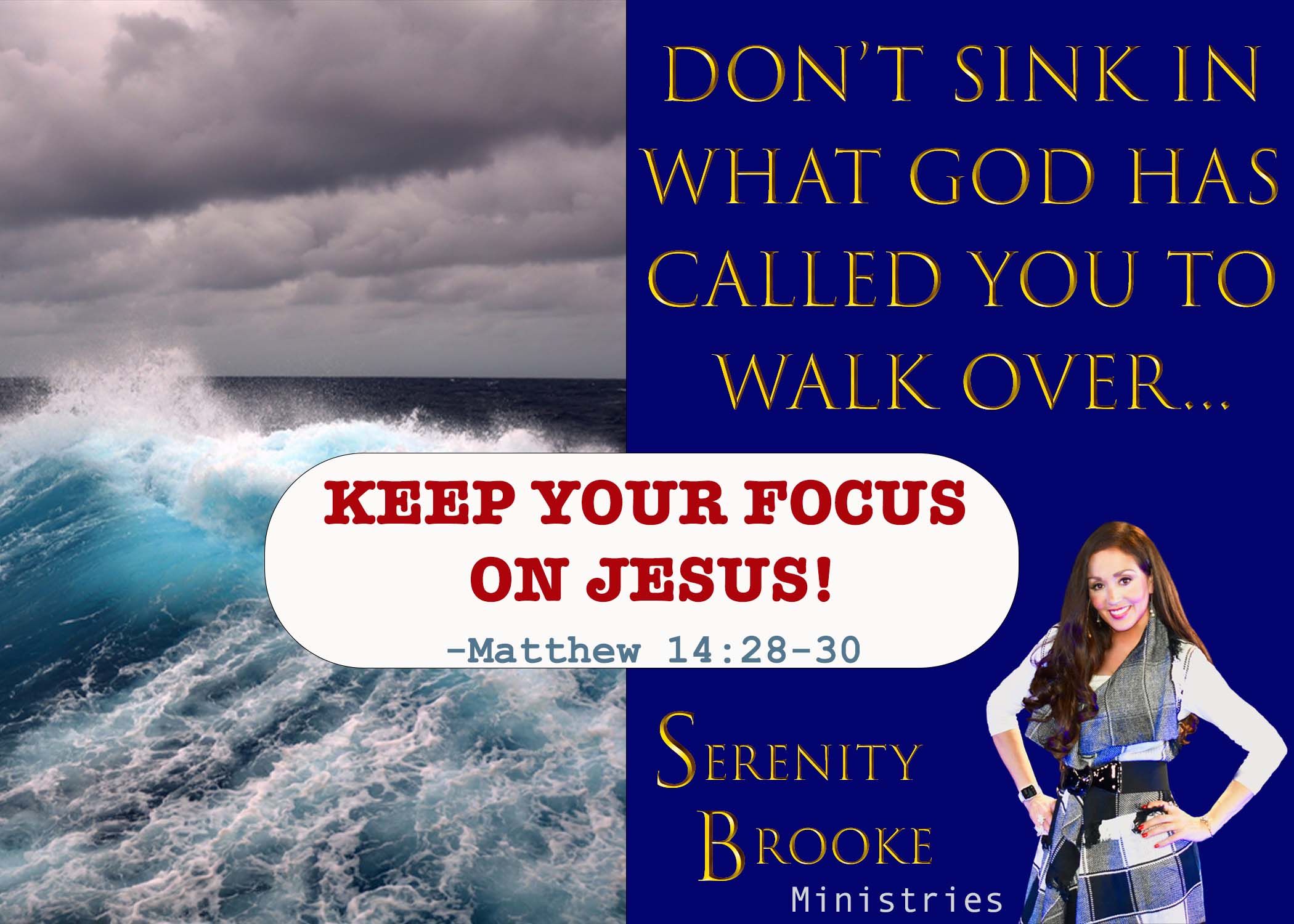 KEEP YOUR FOCUS ON JESUS